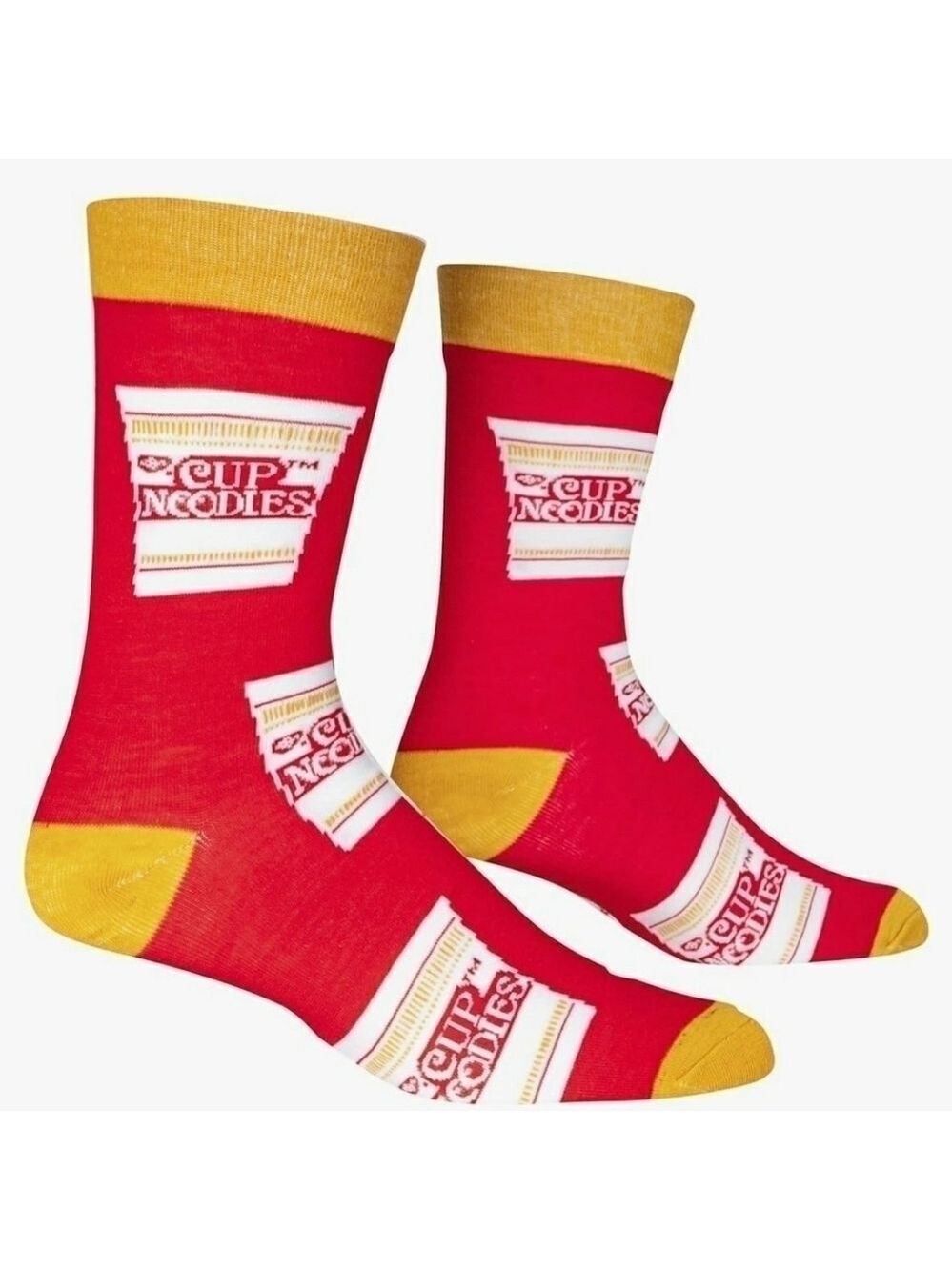4/$25 Cup of Noodles Socks Unisex Novelty Crew Socks Hosiery Collectible Socks